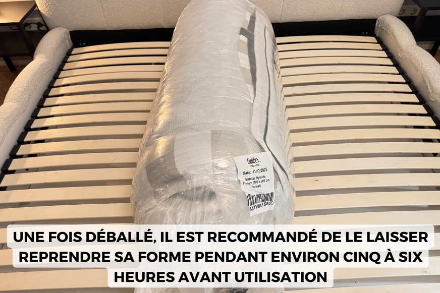 matelas tediber hybride premium livraison